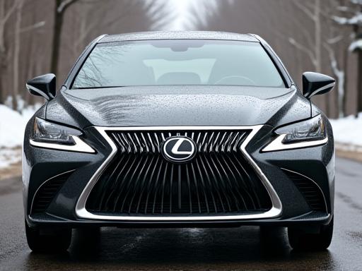 施工前の汚れたLexus LS